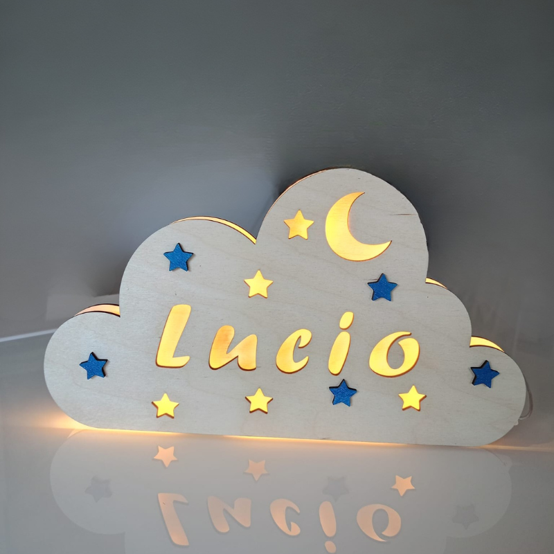 Lampada Nuvola con Nome